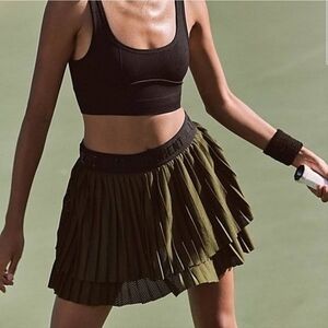 FP Movement Dark Green Tennis Skort